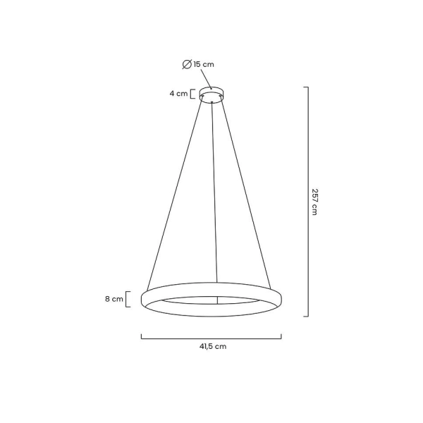 MOOSEE lampa wisząca LIBERTY 40 złota